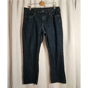 Old Navy 38x30‎ Straight Fit Jeans Denim 100% Cotton Dark Wash